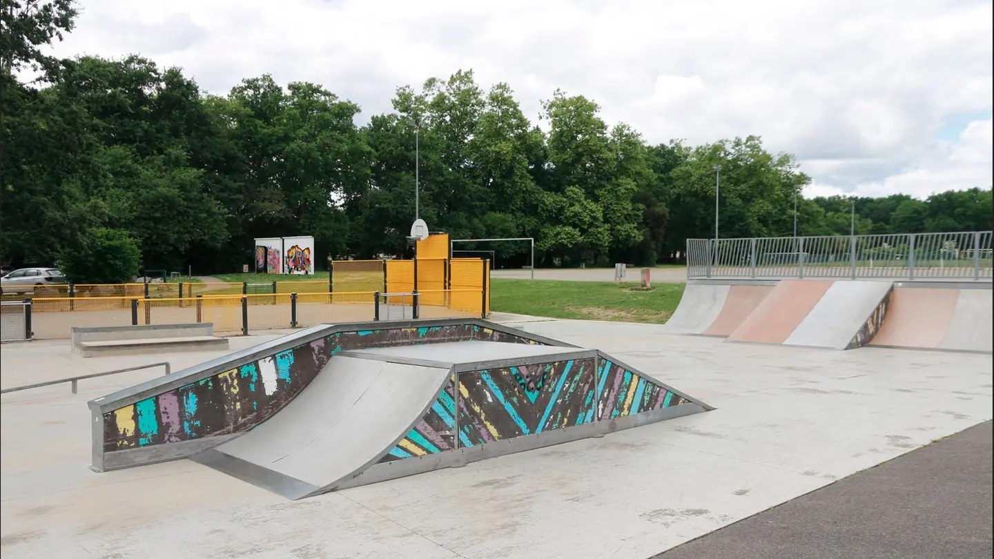 Skate parc - Lons - vue d'ensemble