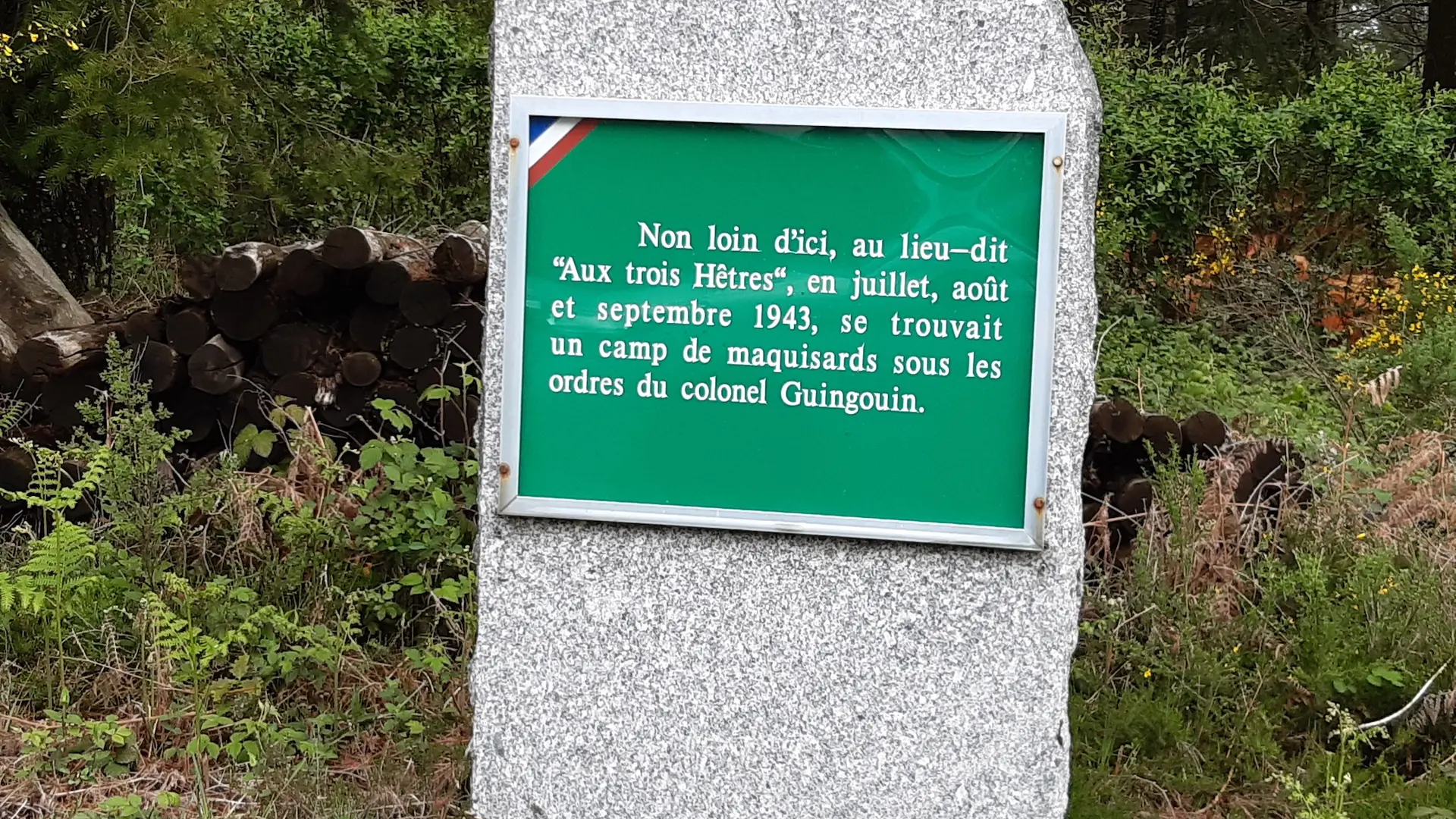 stèle Mont Gargan