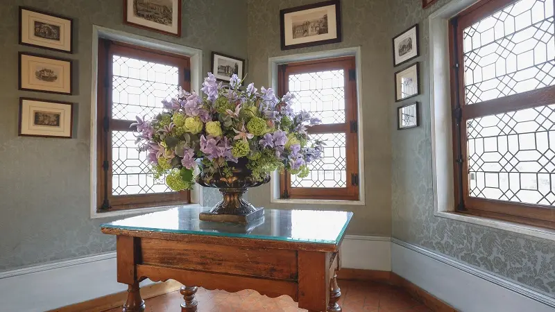 Château de Chenonceau - Composition de l'atelier floral.