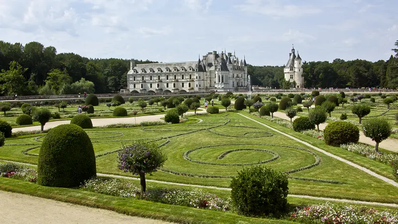 Château de Chenonceau - Le jardin de Diane de Poitiers