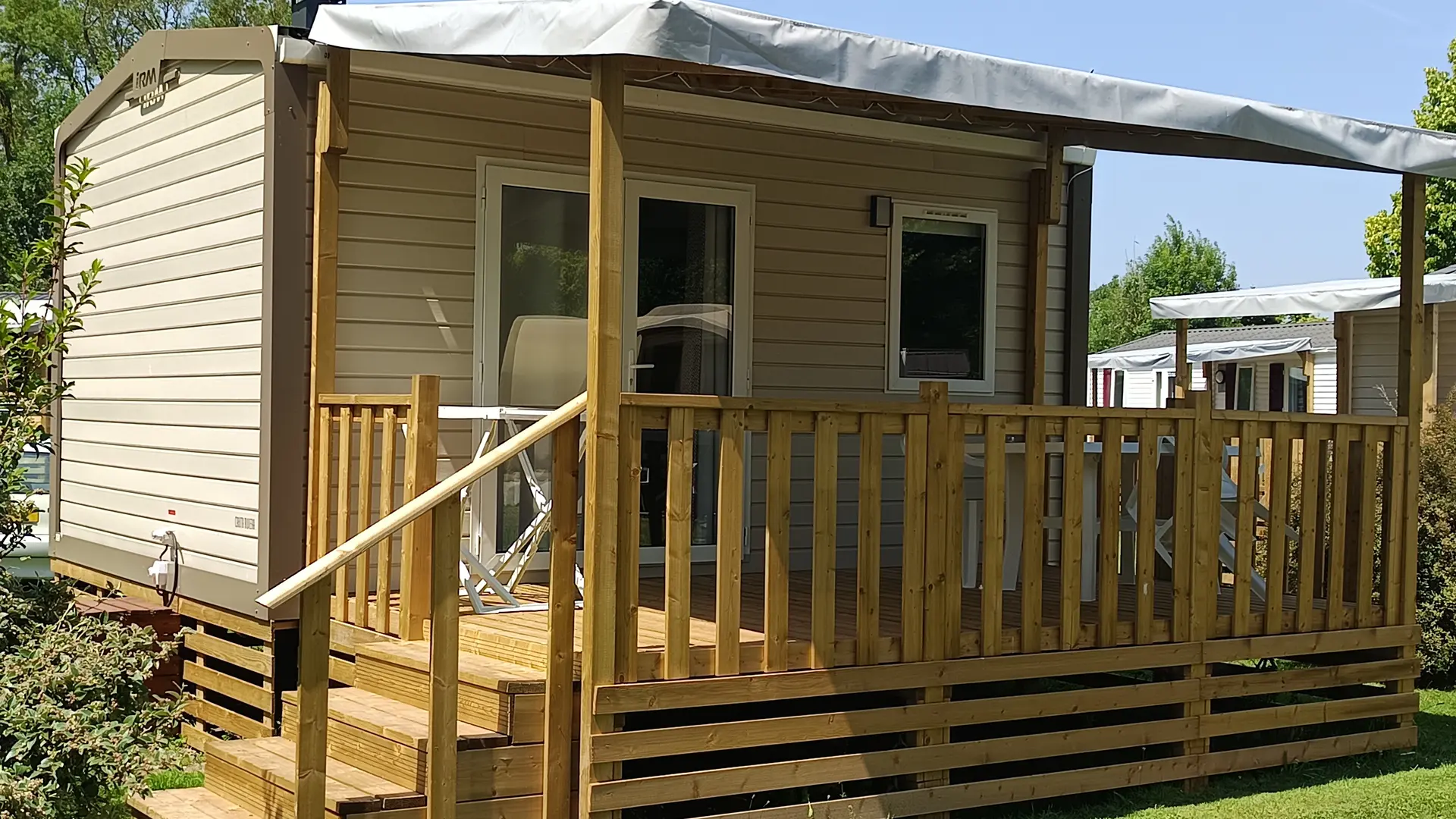 Mobil-home 1 chambre 2 pers - Camping Au Coeur de Vendôme