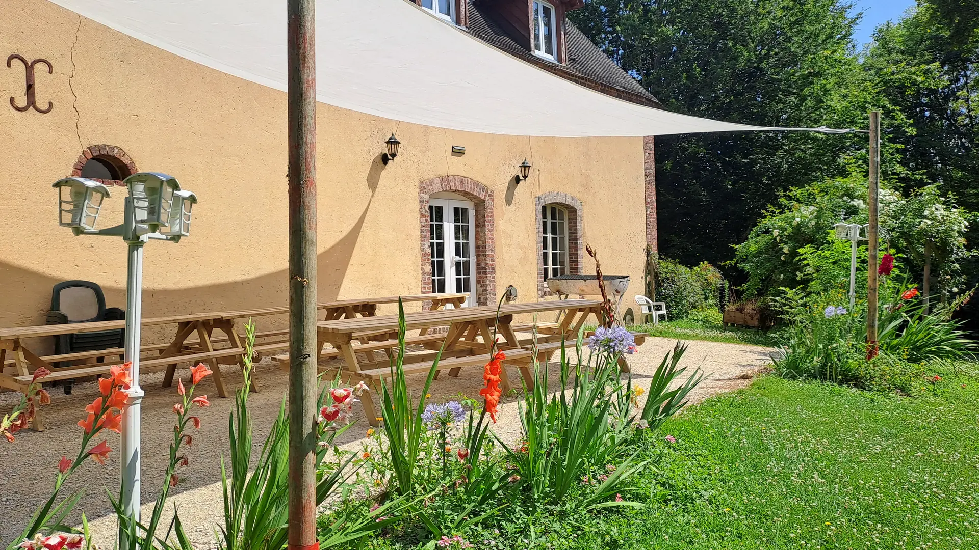 Gîte des étangs de Beaulieu - Domaine familial / Terrasse