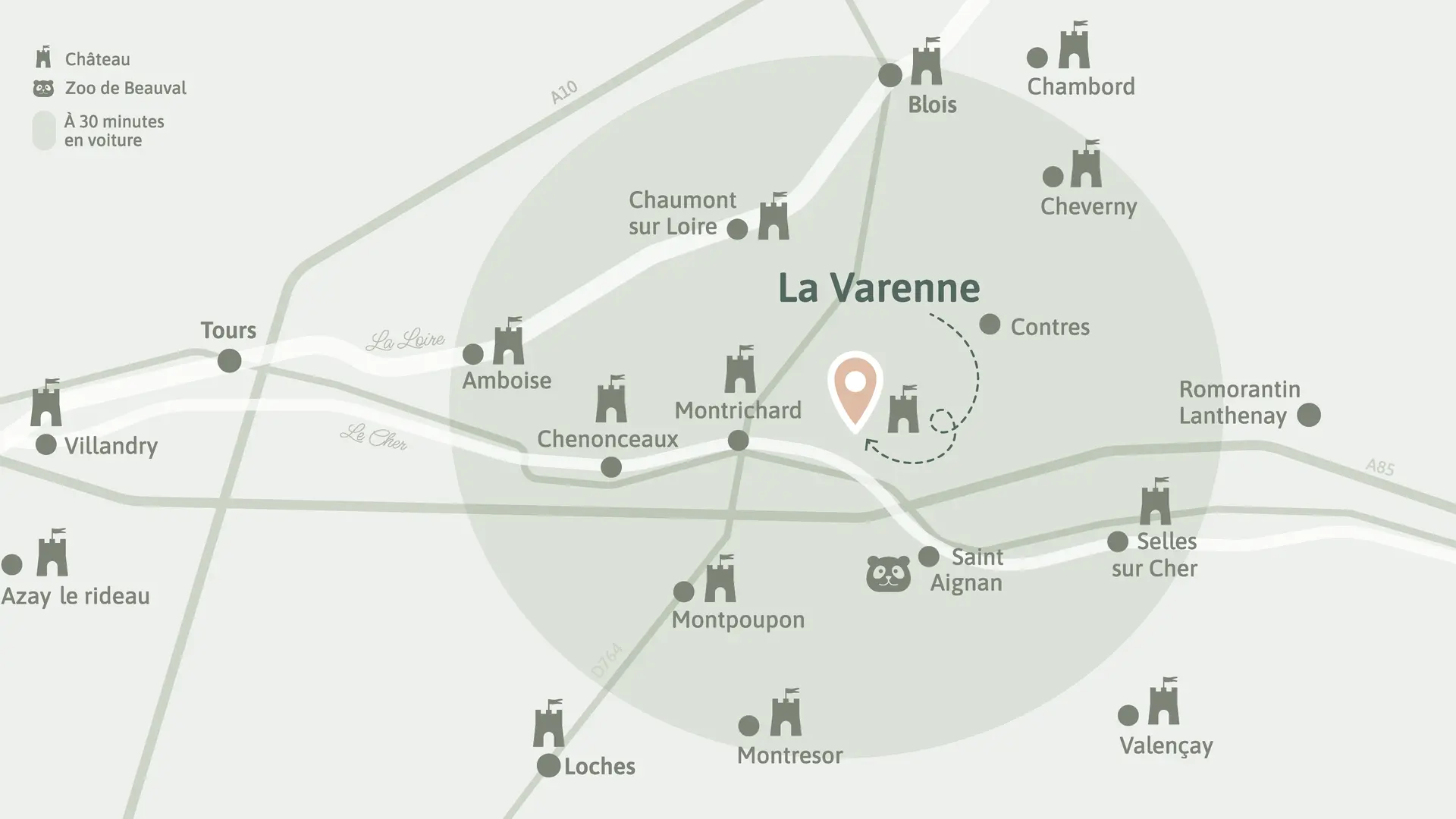 La Varenne - situation géographique