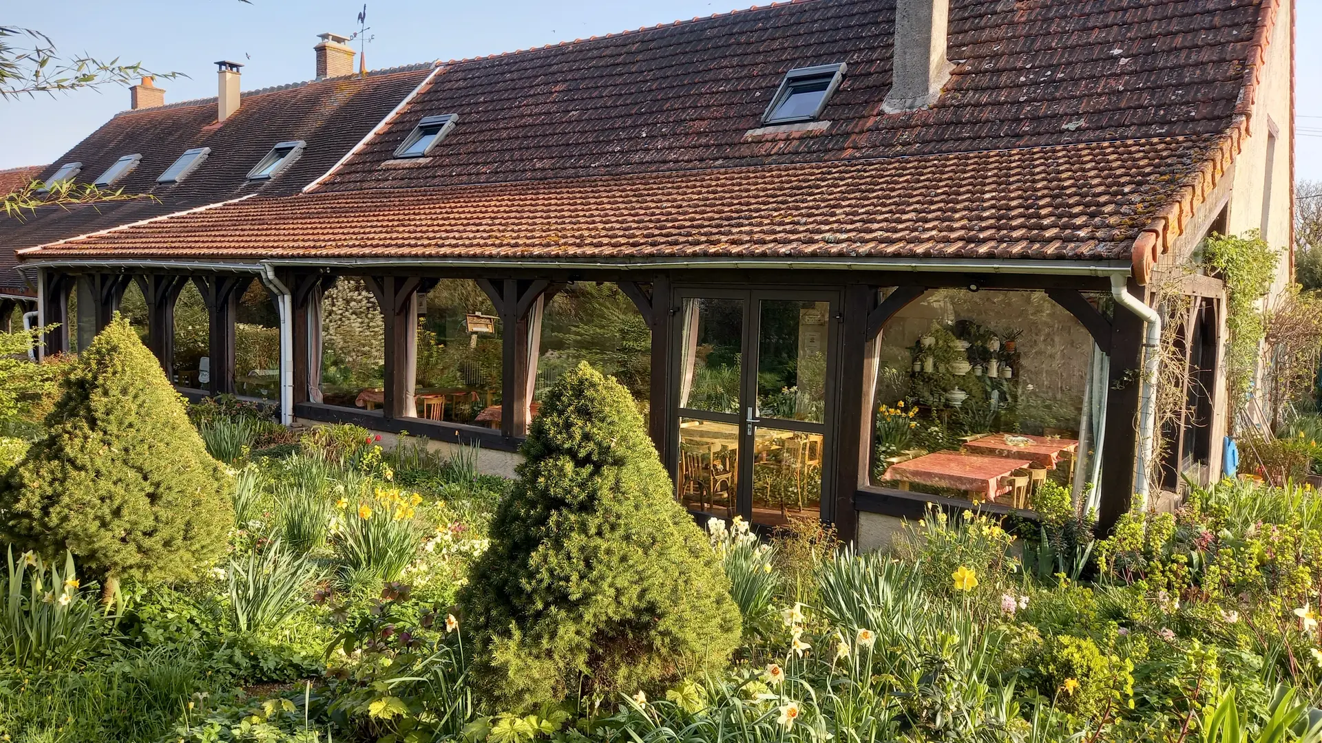 Jardin de la Ferme Auberge de la Lionnière