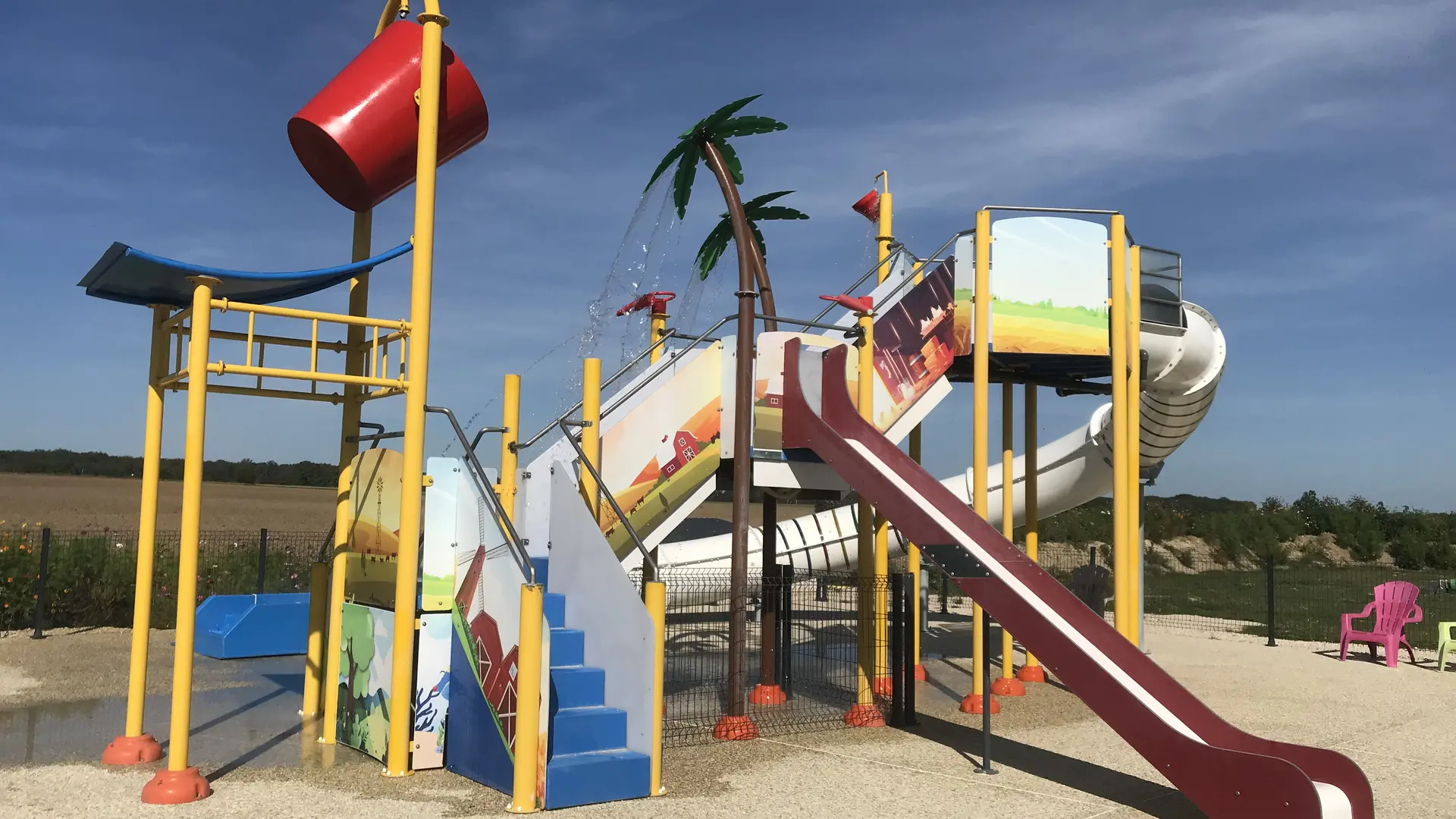 Aire jeux aquatique