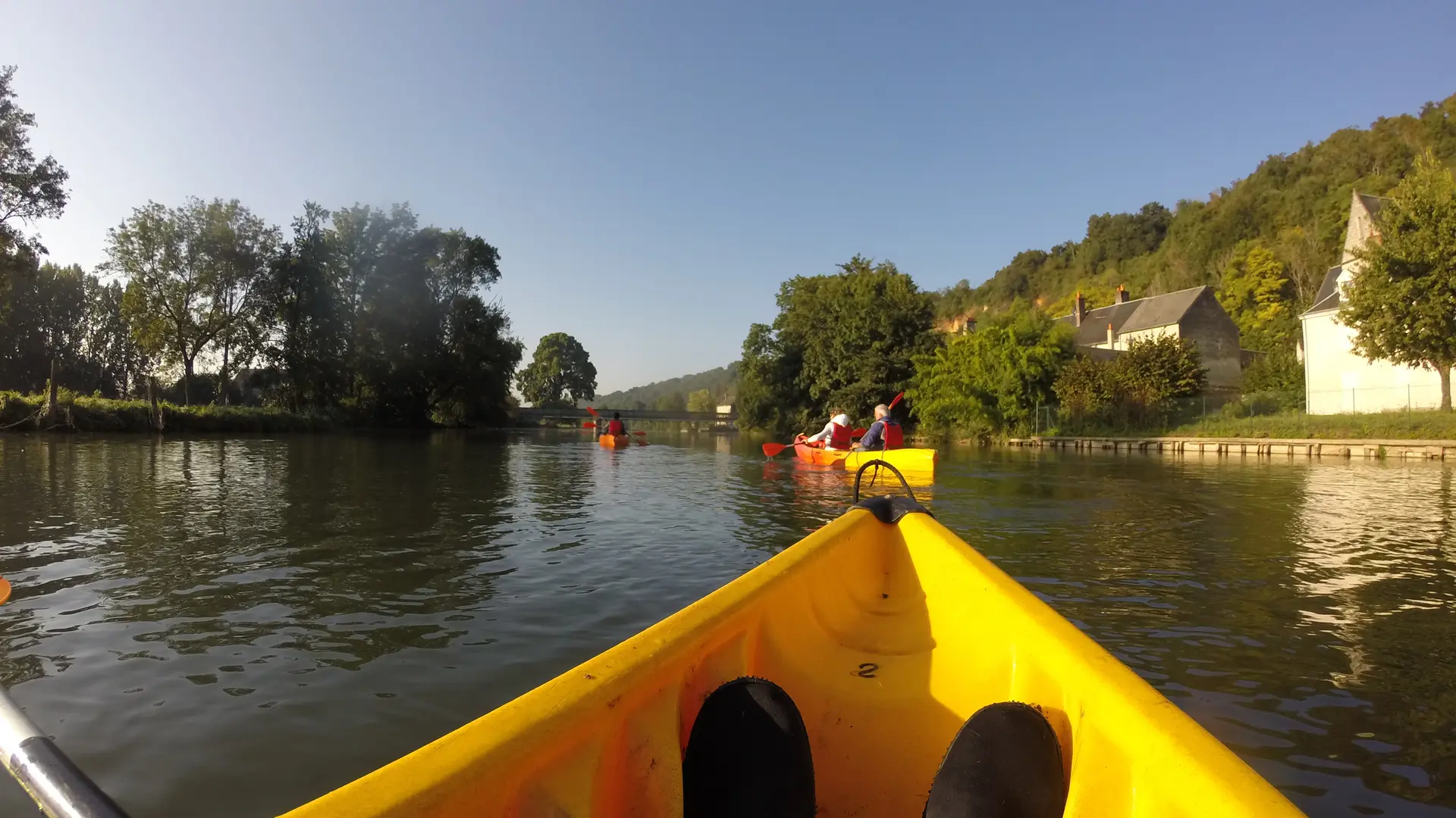 Canoe sur le Loir- Les Roches L'Evêque