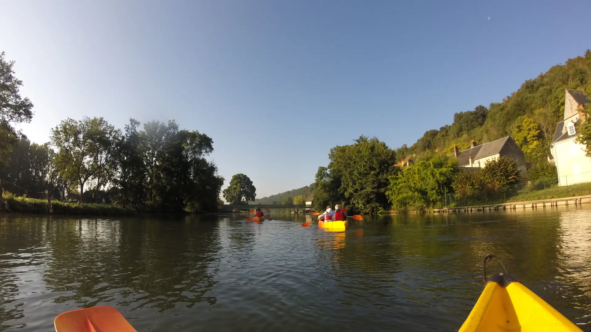 Canoe sur le Loir- Les Roches L'Evêque