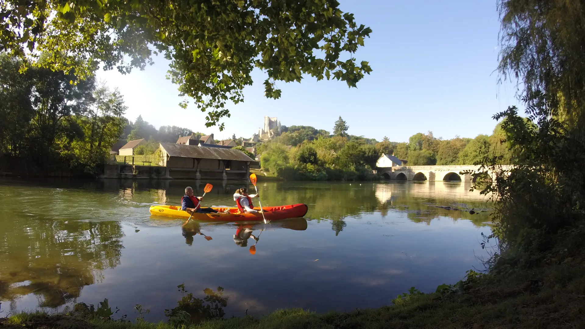 Canoe sur le Loir- Les Roches L'Evêque