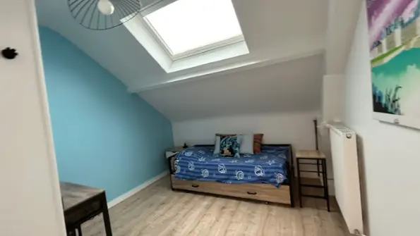 Chambre bleue