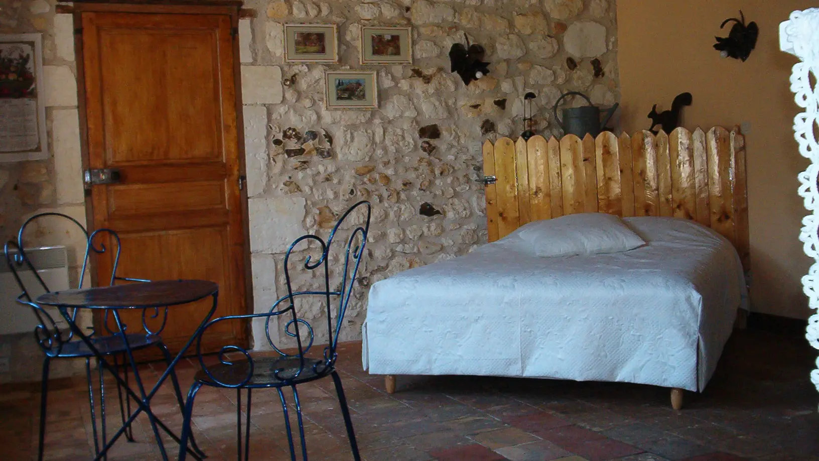 Chambres côté jardin à Villiers-sur-Loir