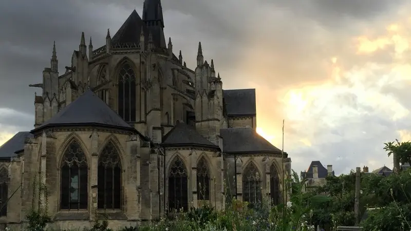 Chevet abbaye de la Trinité-Vendôme