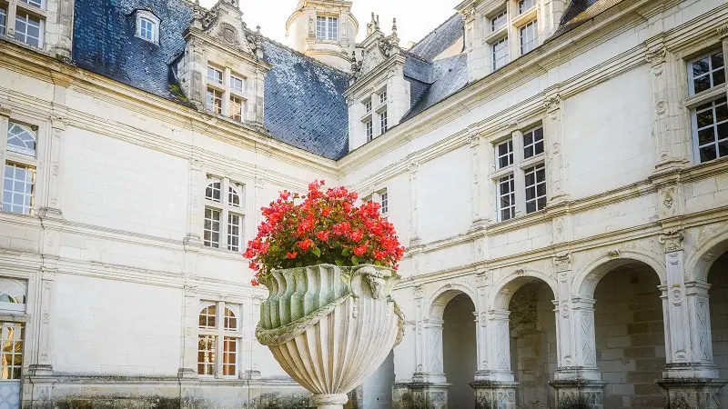 La cour d'honneur du château