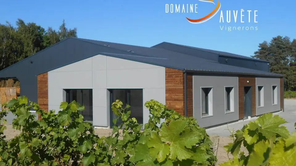 Domaine SAUVETE - Nouveau chai AB+Logo Sauvete