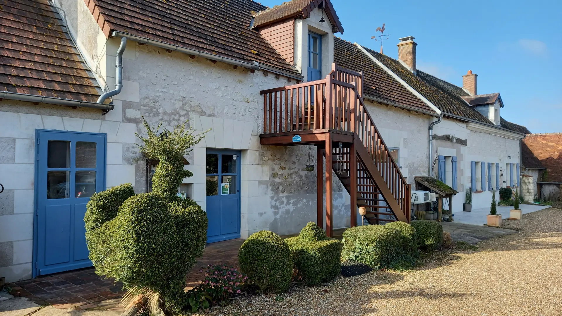Entrée Ferme auberge et Chambres de la Lionnière zoom