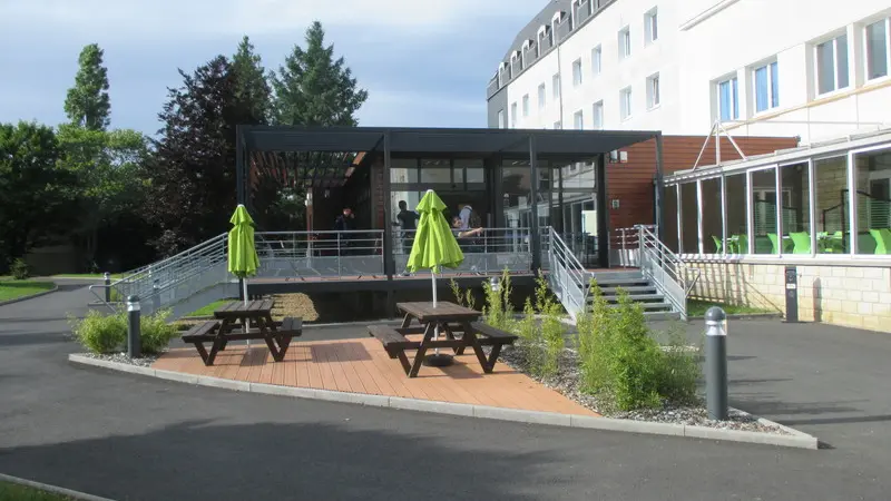 Extérieur de l'auberge