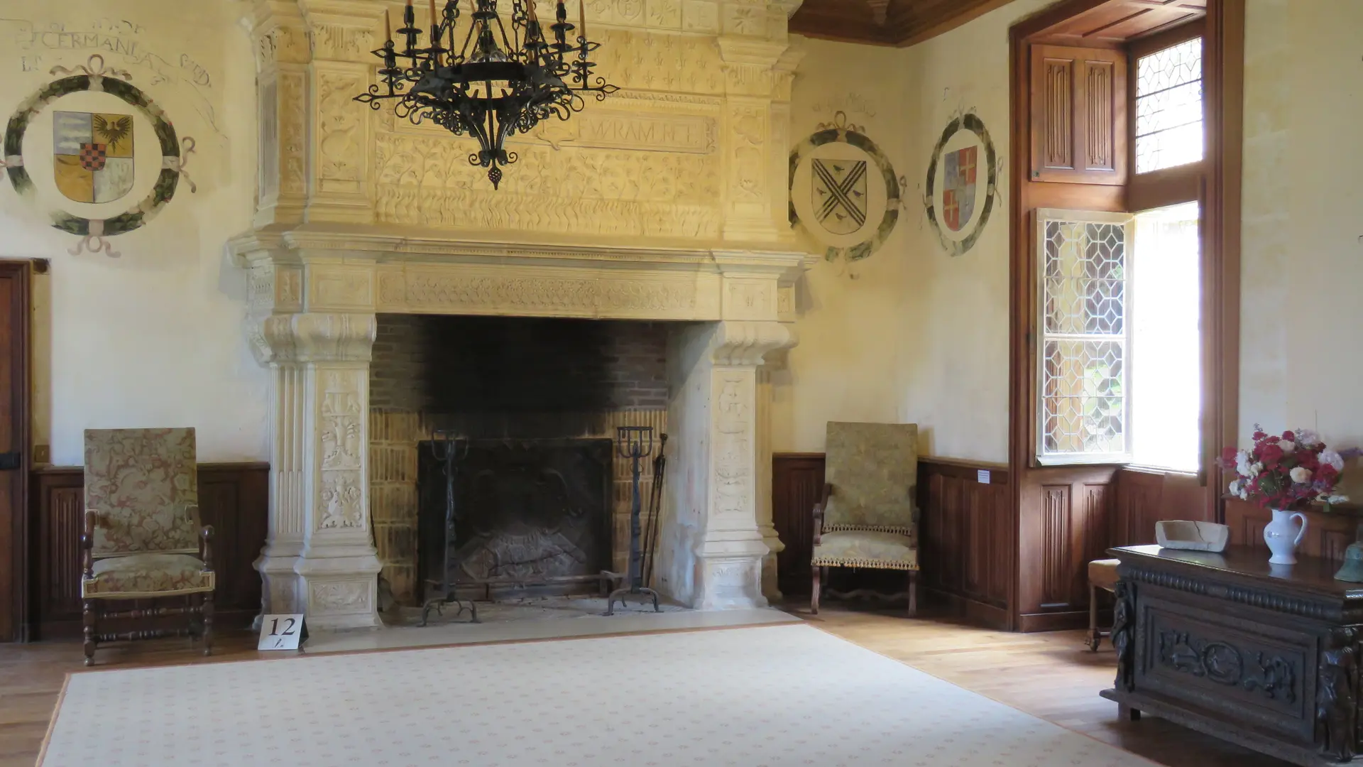 Grande salle du manoir - Maison natale de Ronsard