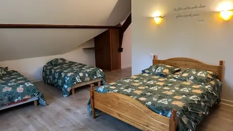 Chambre au dessus de la salle