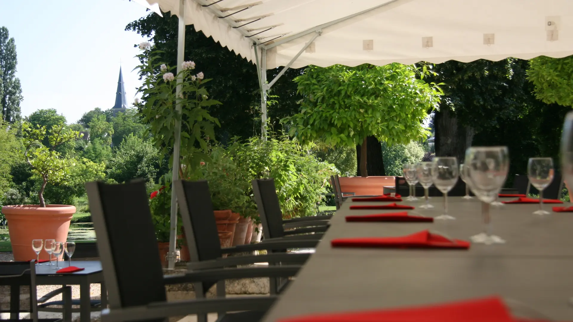 Terrasse du restaurant