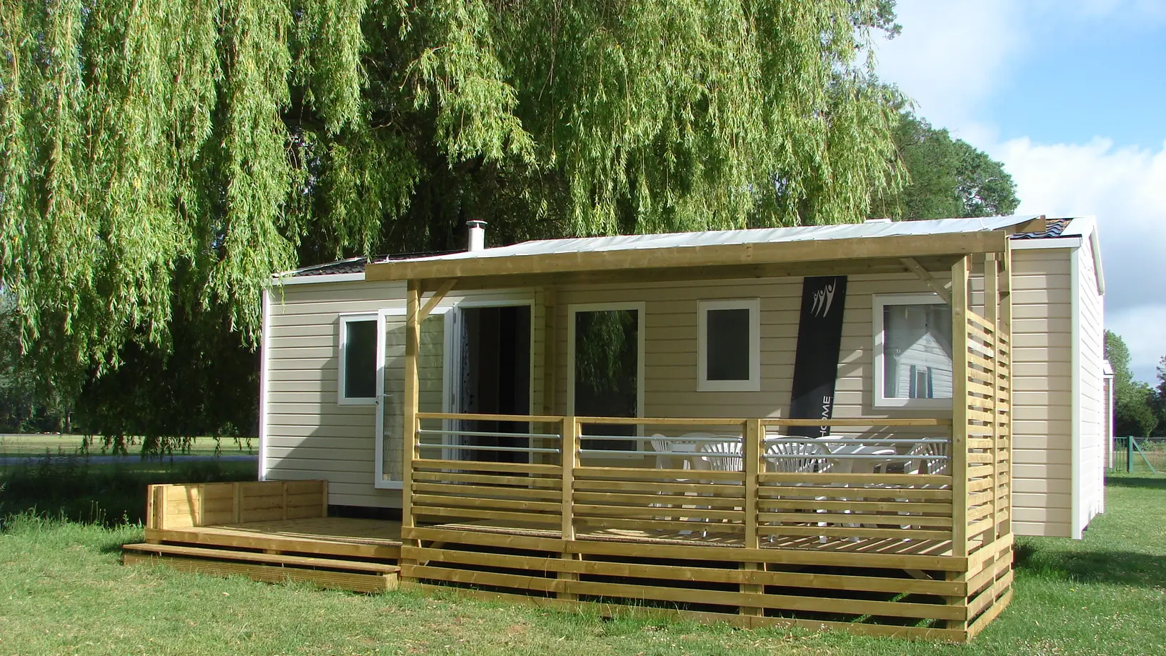 Mobil-home 3 chambres 6 pers - Camping Au Coeur de Vendôme