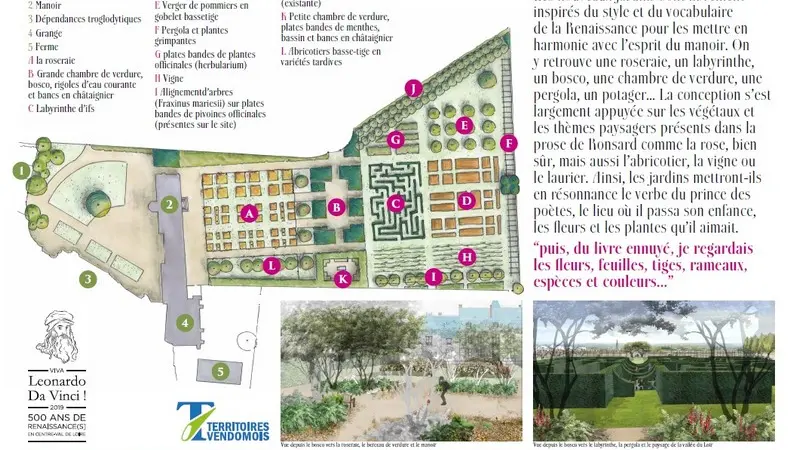 Jardins - Maison natale de Ronsard