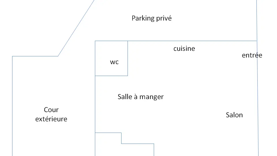 Plan rez de chaussée mini tribu