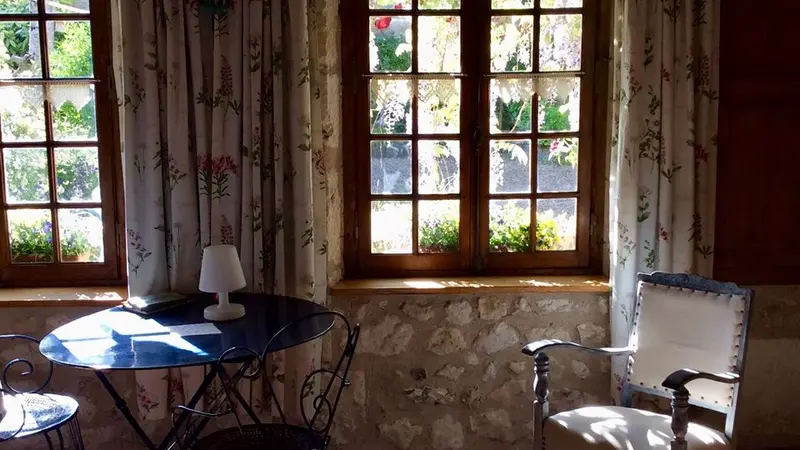 Chambres côté jardin à Villiers-sur-Loir