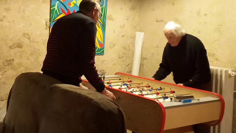Baby-foot du gite au Jardin de Grand-Père