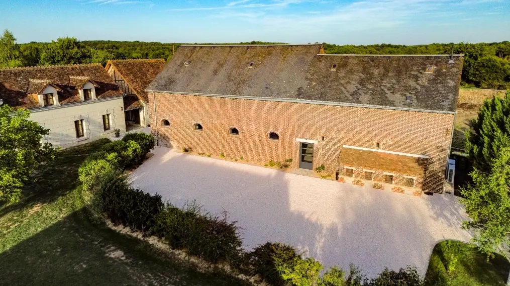Vue aerienne salle