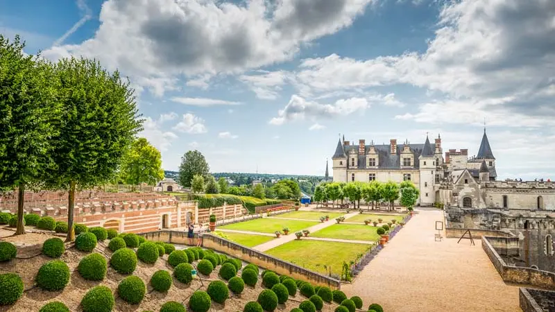 Château royal d'Amboise - Le jardin de Naples