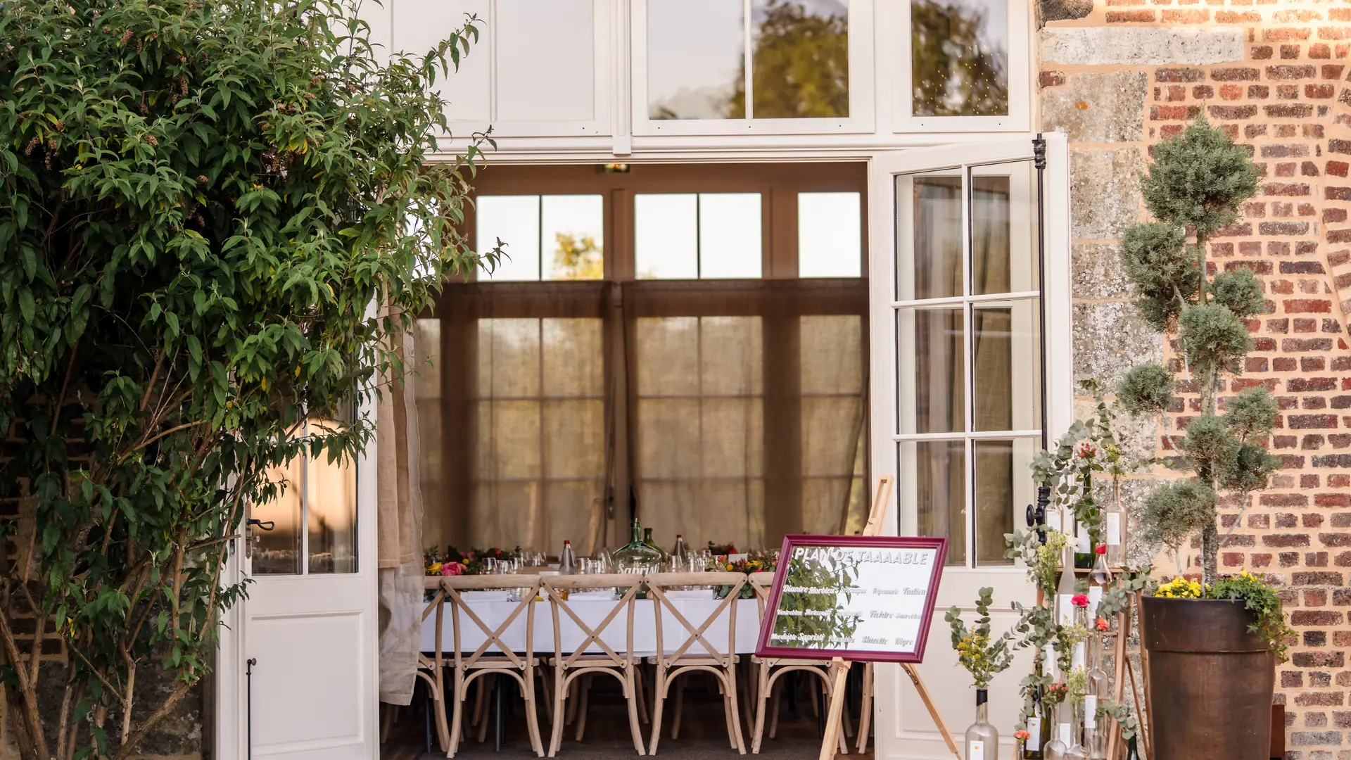 Grange, terrasse arrière