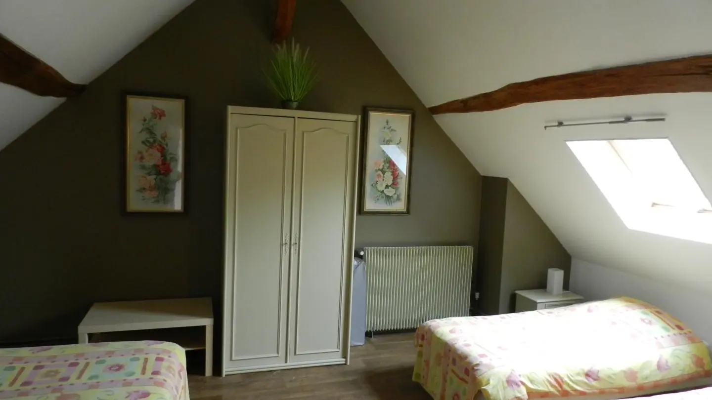 Chambre d'hôte Rose trémière - La Lionnière