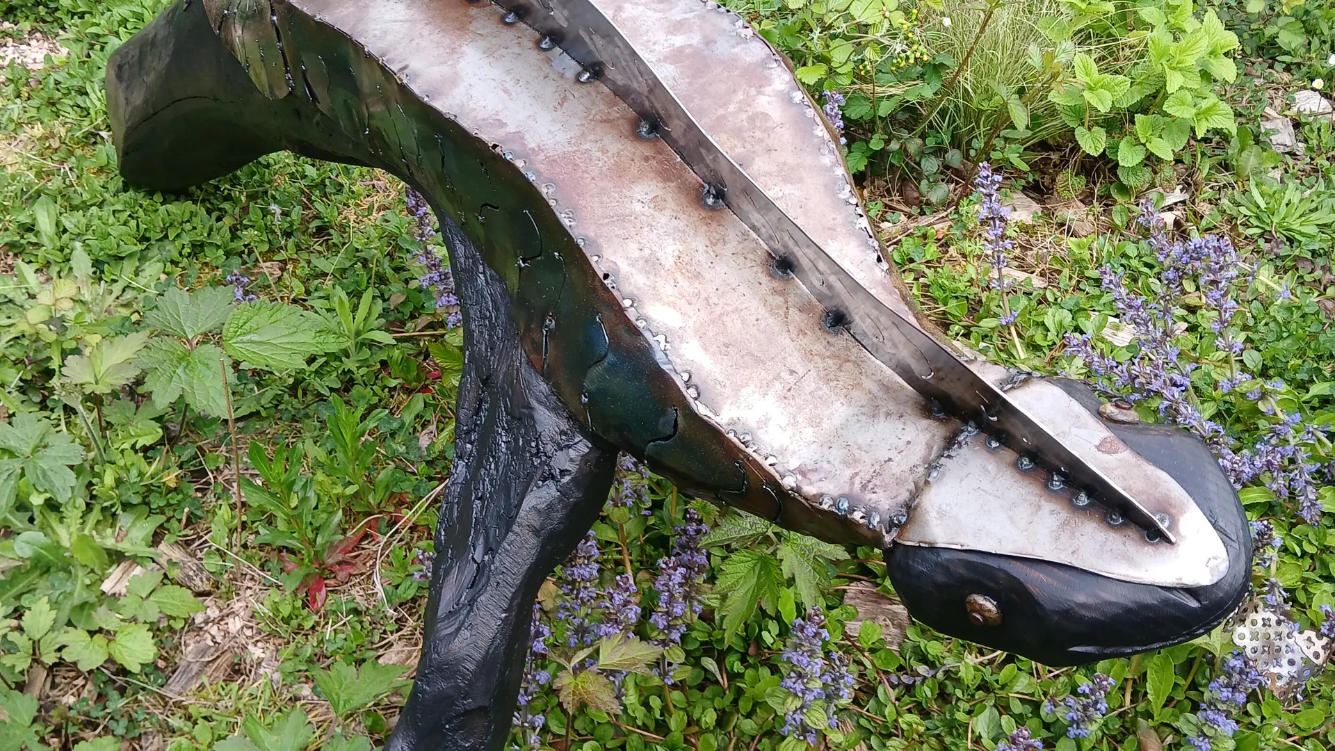 Oeuvre de décoration Le Varan