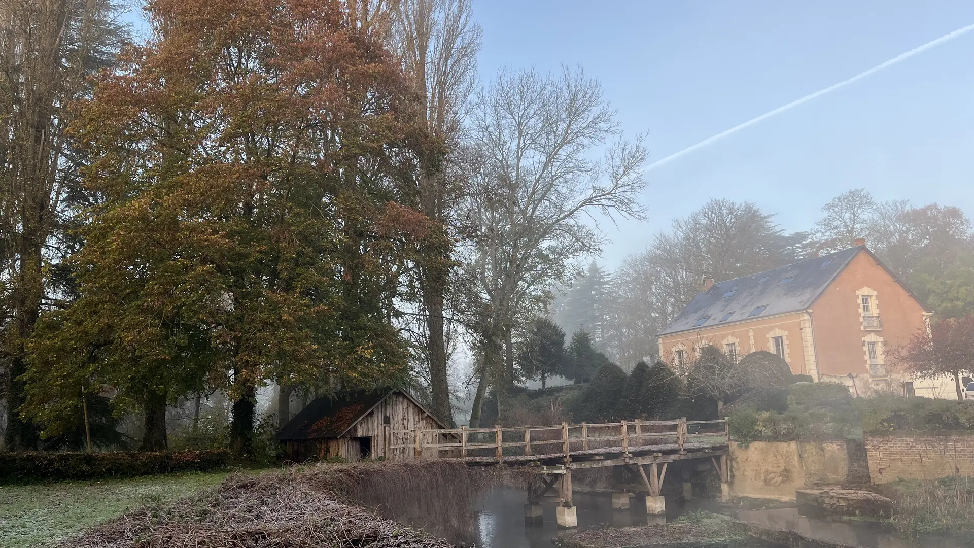 maison d'hôtes en automne