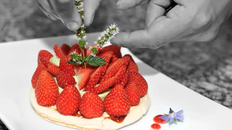 pavlova fraises de sologne