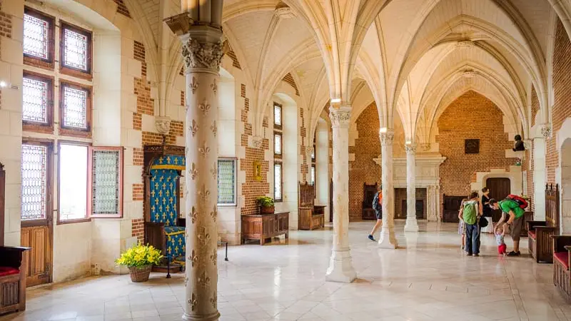 Salle du conseil - Château royal d'Amboise, France.