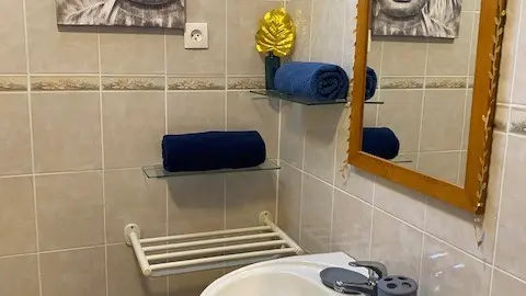 sdb chambre zen lavabo