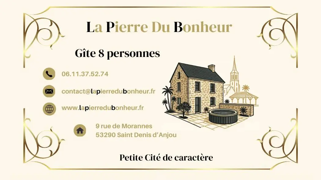 carte de visite la pierre du bonheur