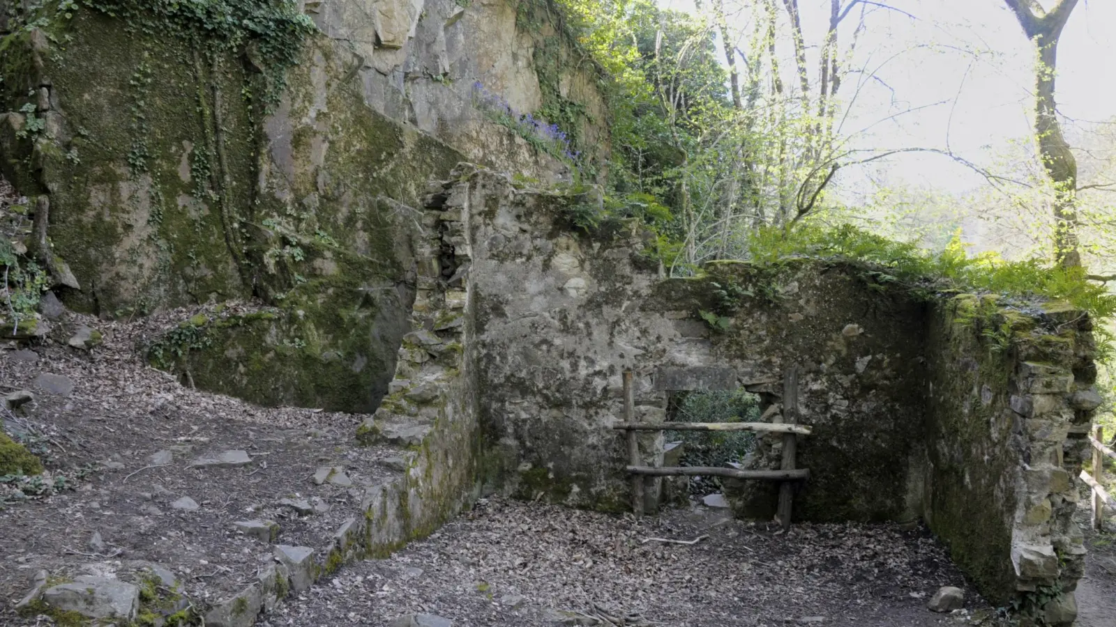 ancienne forge située en amont du parc