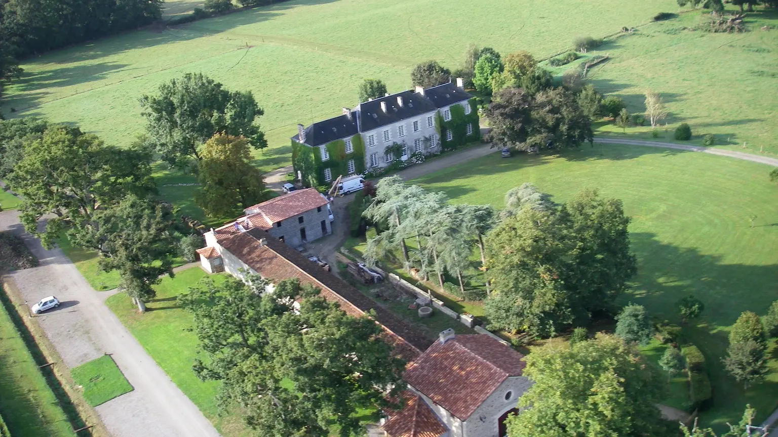 Domaine de L'Ecorce - vue du ciel