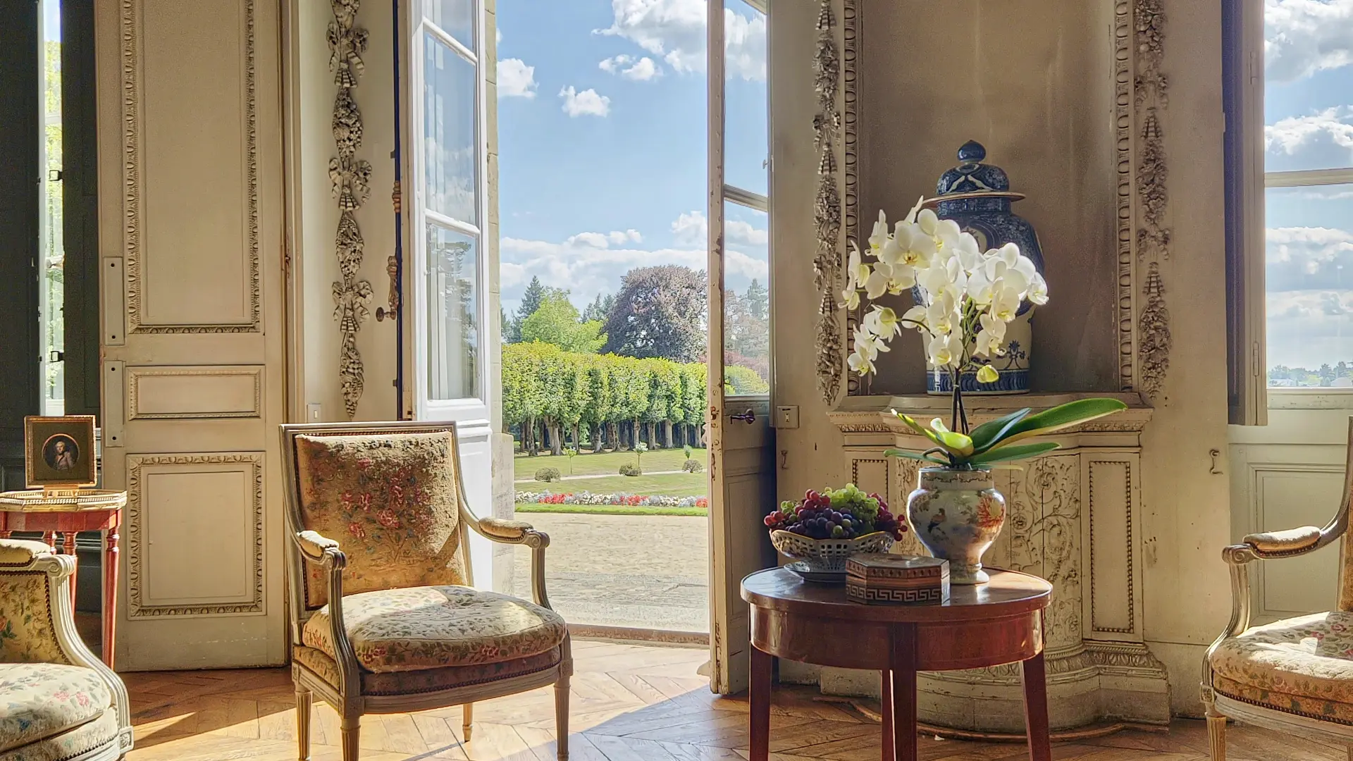 Le salon des femmes dans le château