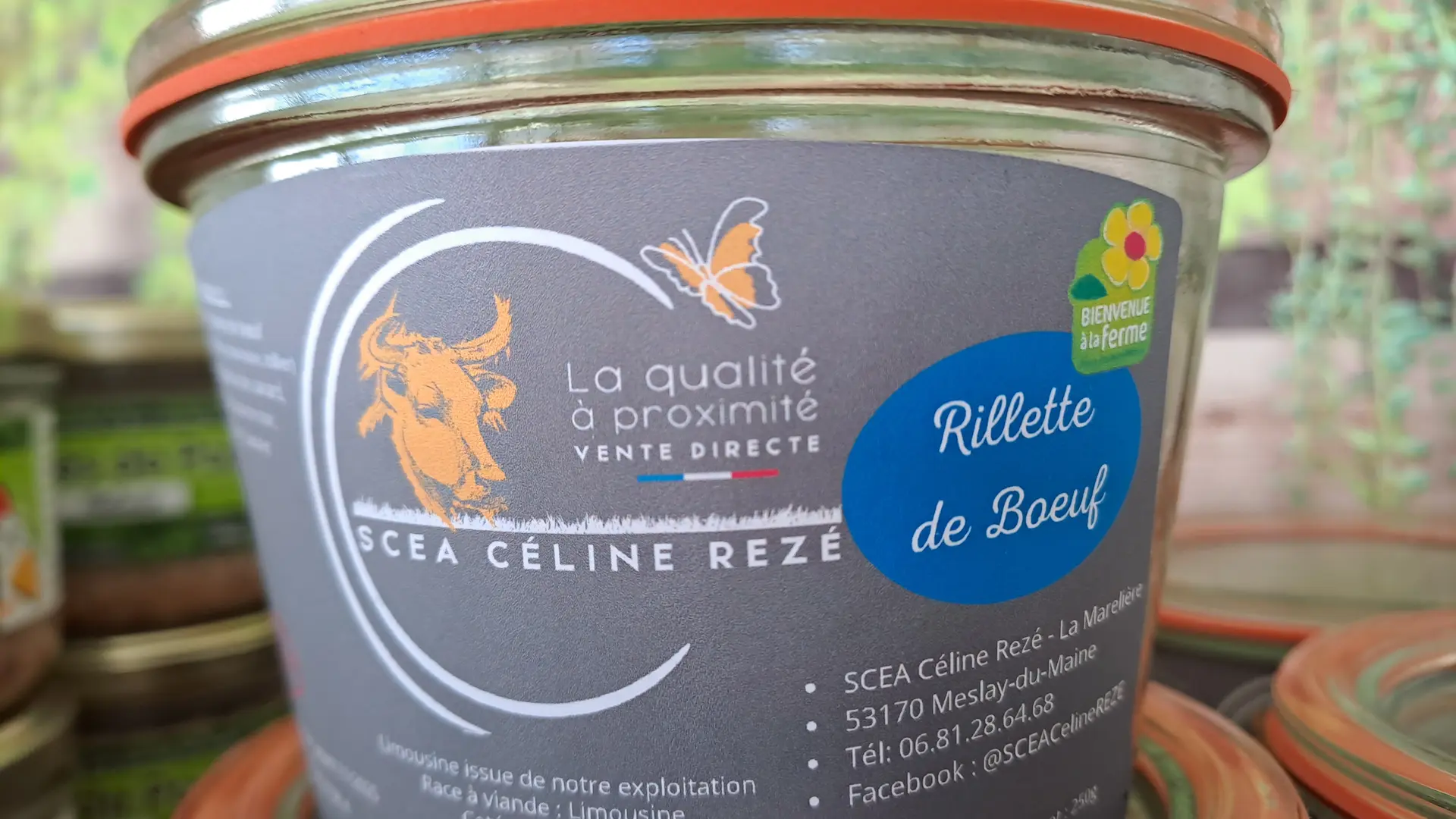 2023 - photo bocal de rillettes de boeuf