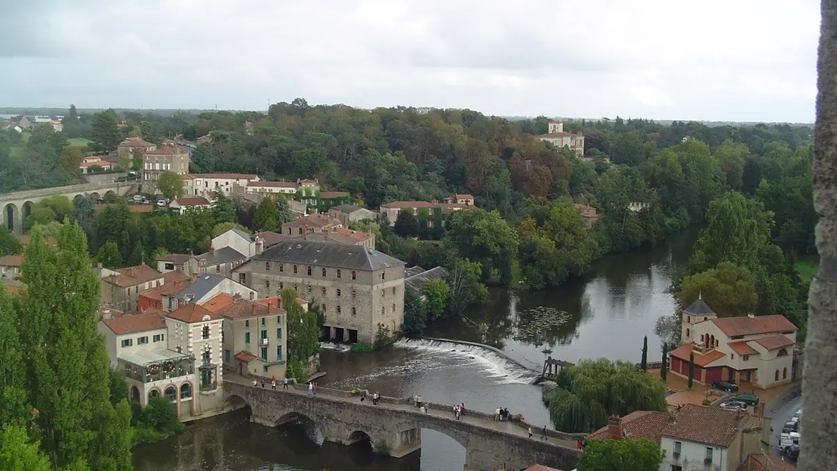 114523 - La Sèvre vue du chateau