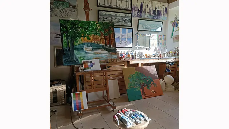 Artiste-peintre Amélie ROMET - Saint-Céneri-le-Gérei