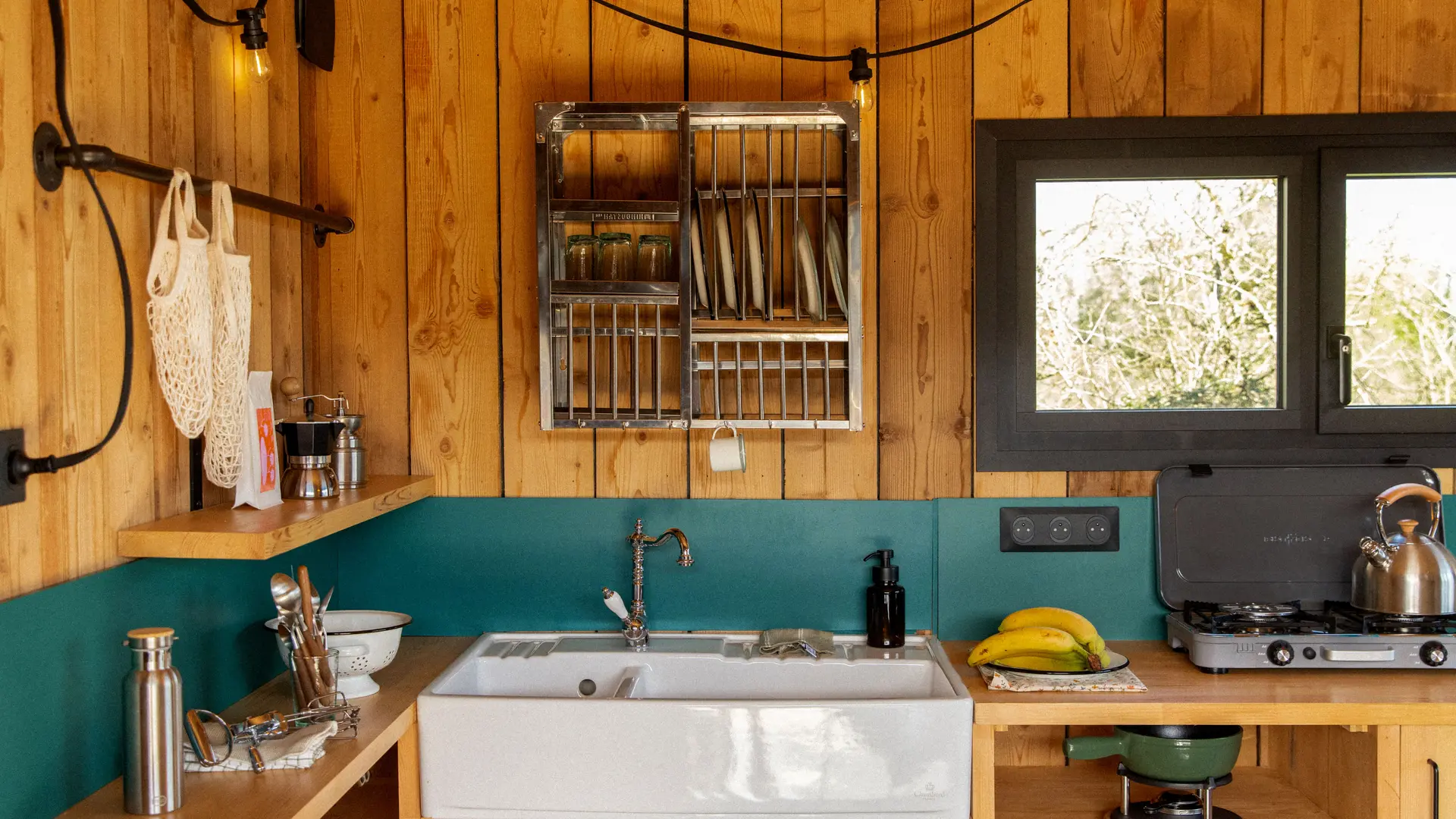 Bon Air Club - Lodge esprit cabane - cuisine