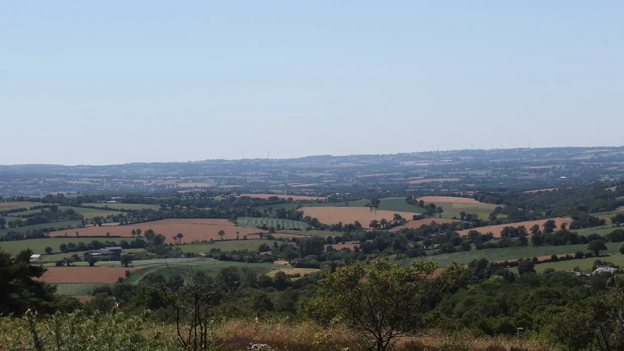 Vue depuis le chemin de crête
