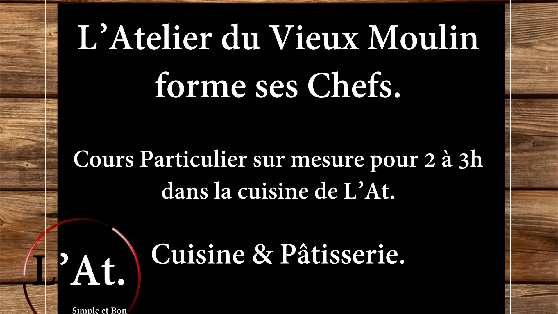 Cours de Cuisine