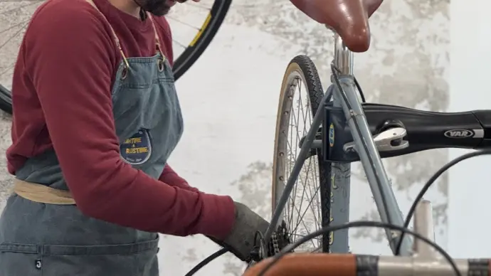 Damien, mécanicien cycle