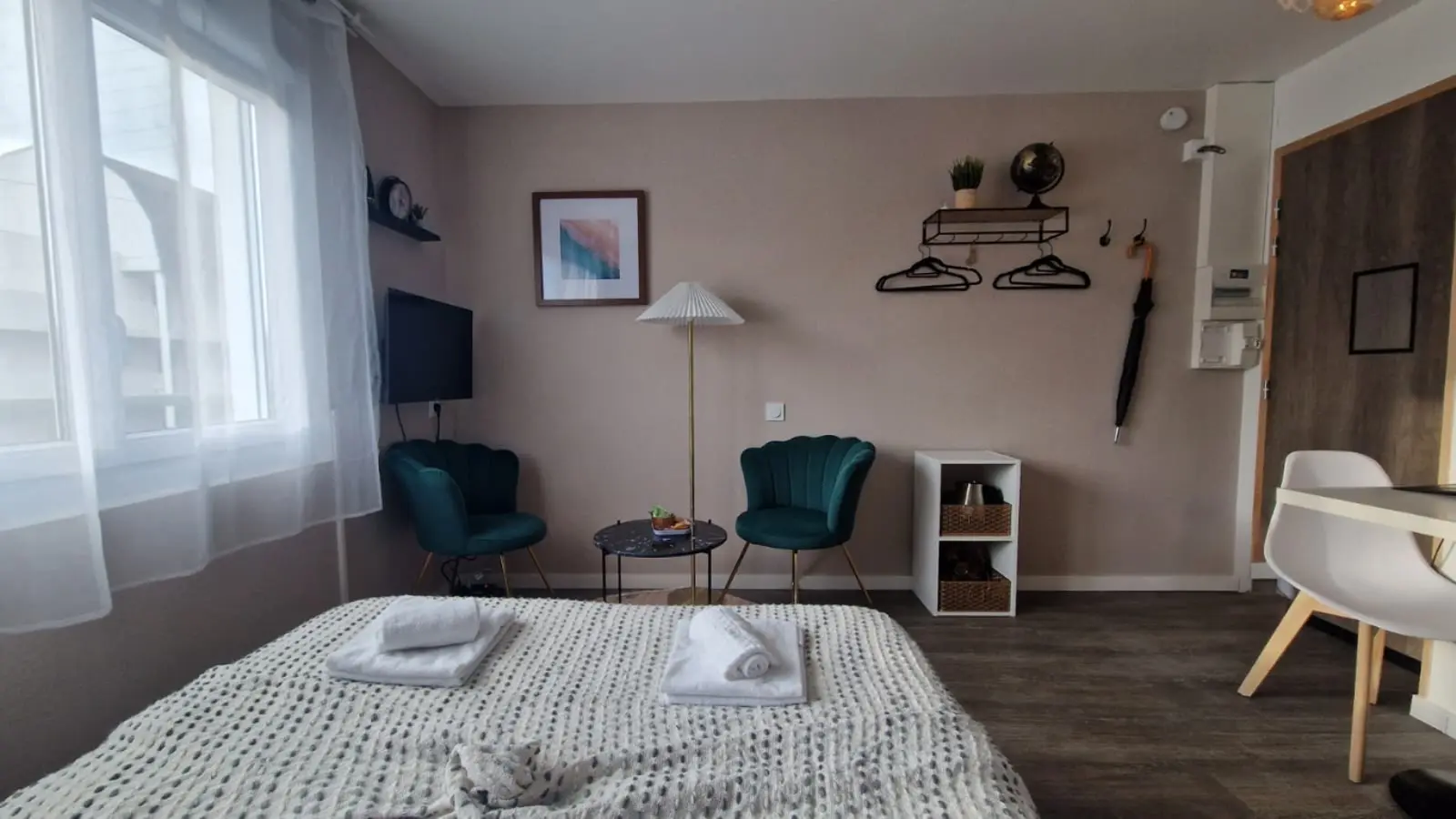 Vue d'ensemble chambre