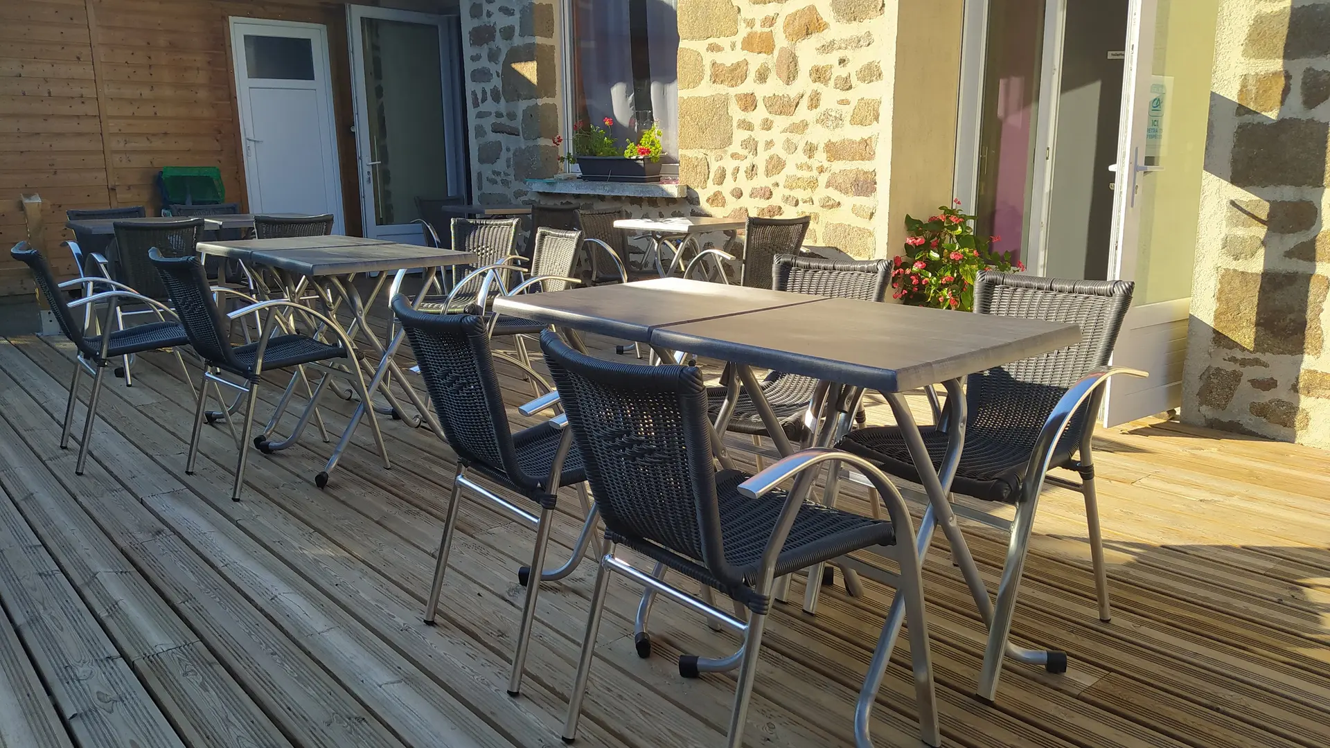 Le Moulin de Beslay - terrasse