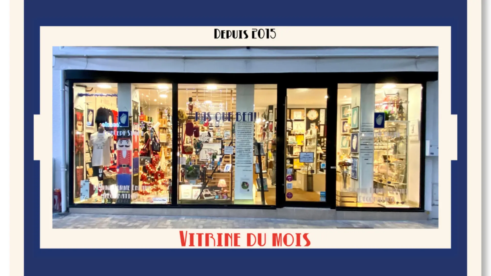 PQB - vitrine du moment